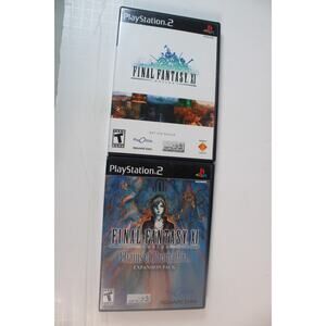 Final Fantasy XI 11 + Chains of Promathia (Sony Playstation 2, PS2) Authentic